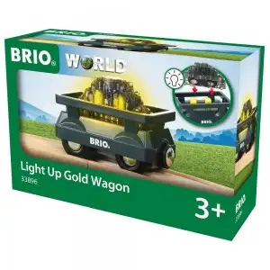 Brio - Vagon Luminos Cu Aur
