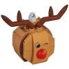 CHRISTMAS TREE DECORATIONS - RED-NOSED REINDEER