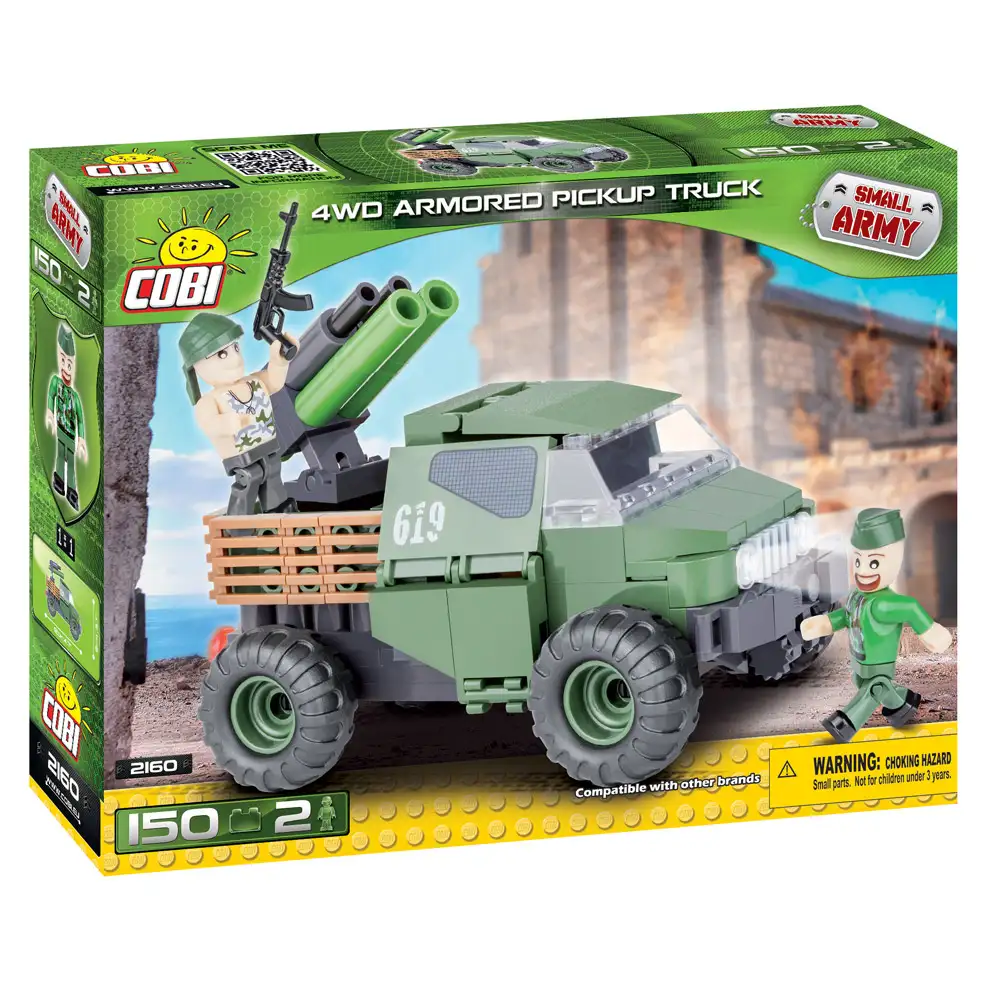 4 wd armored pickup truck