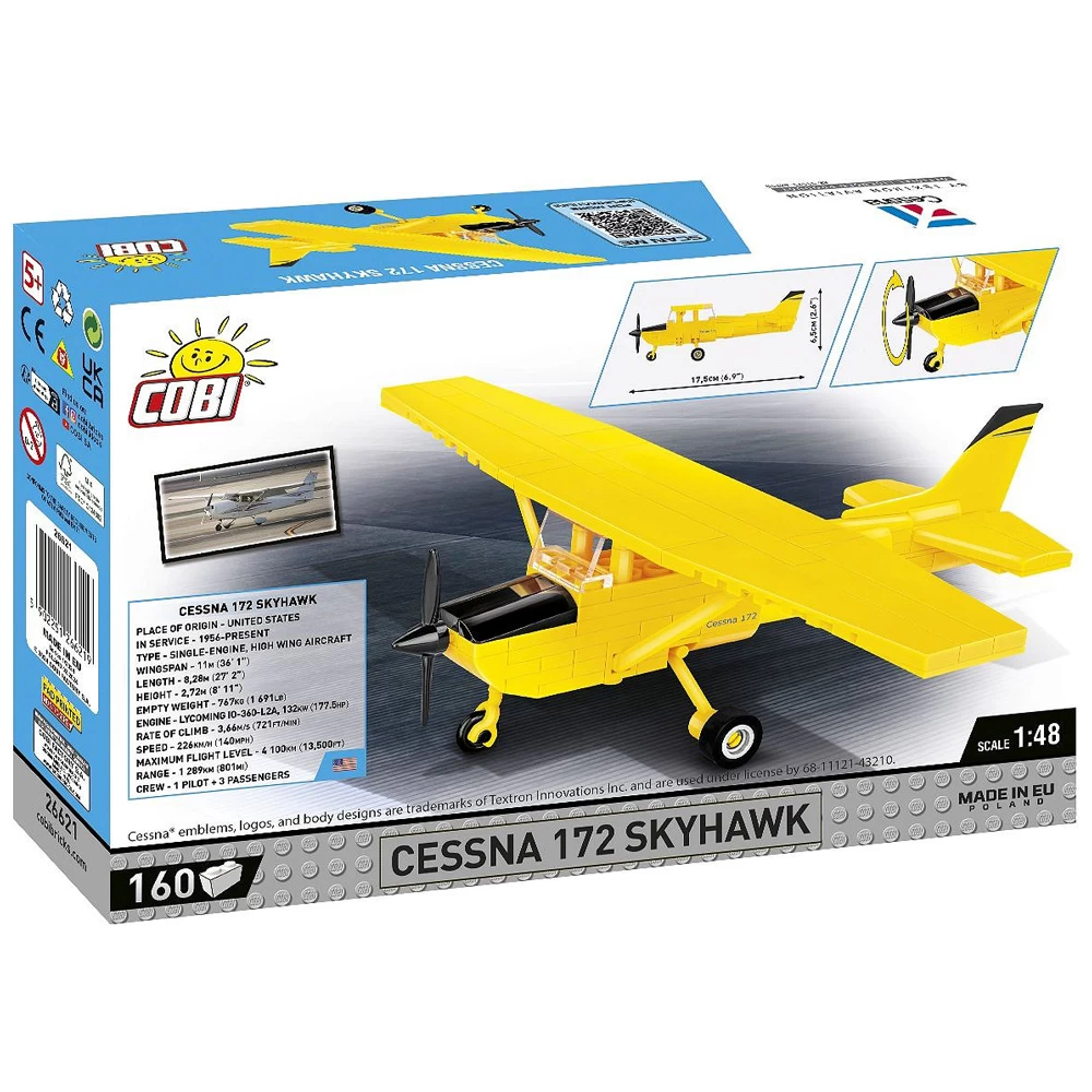 cessna 172 skyhawk-yellow