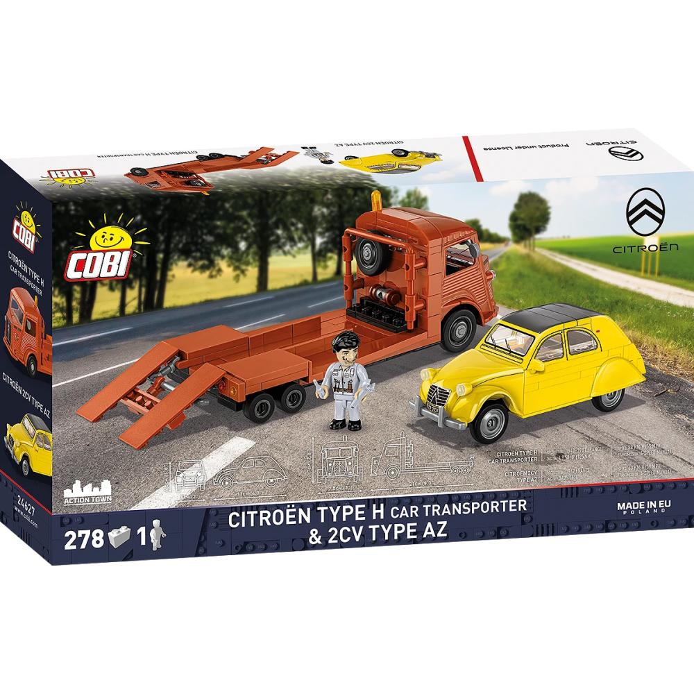 citroen type h car transporter & 2cv type az