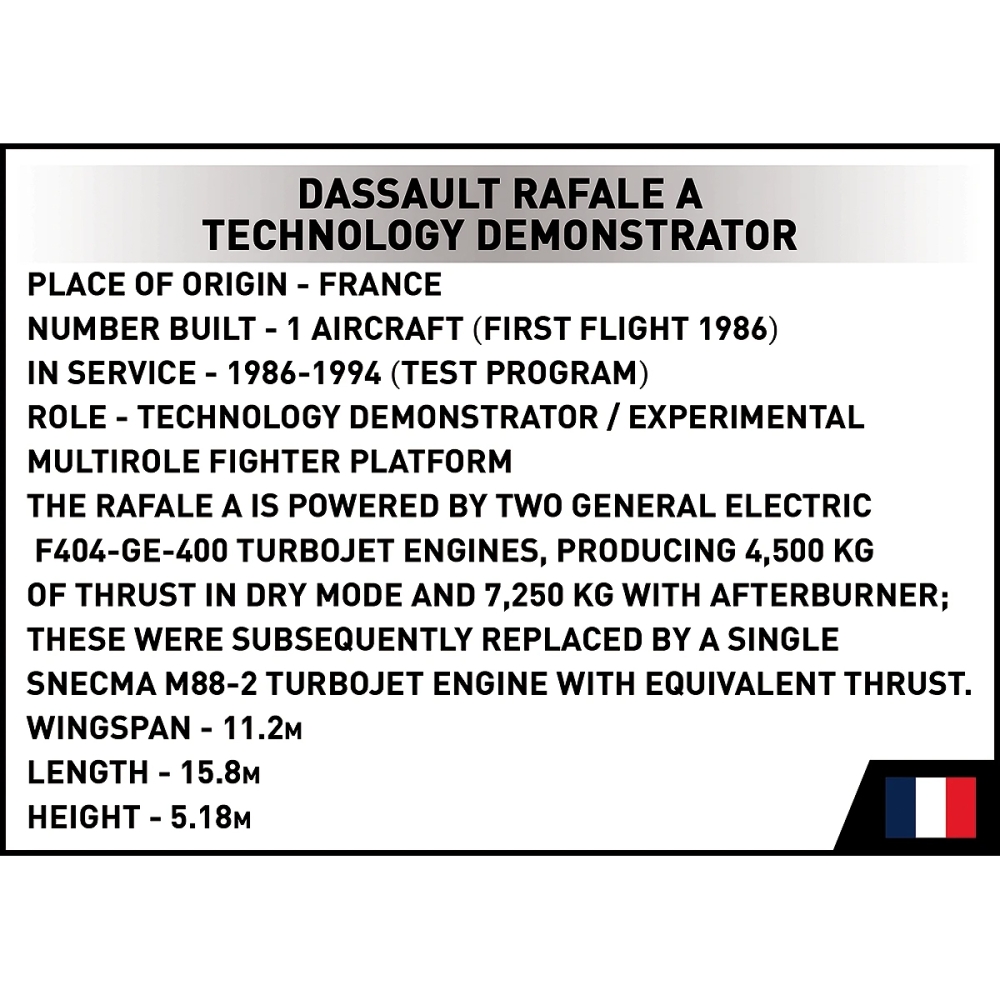 rafale a technology demonstrator