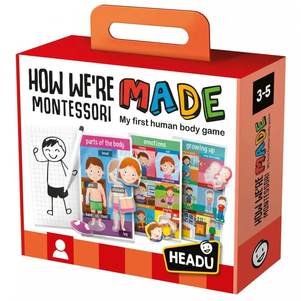 headu montessori - sa invatam partile corpului