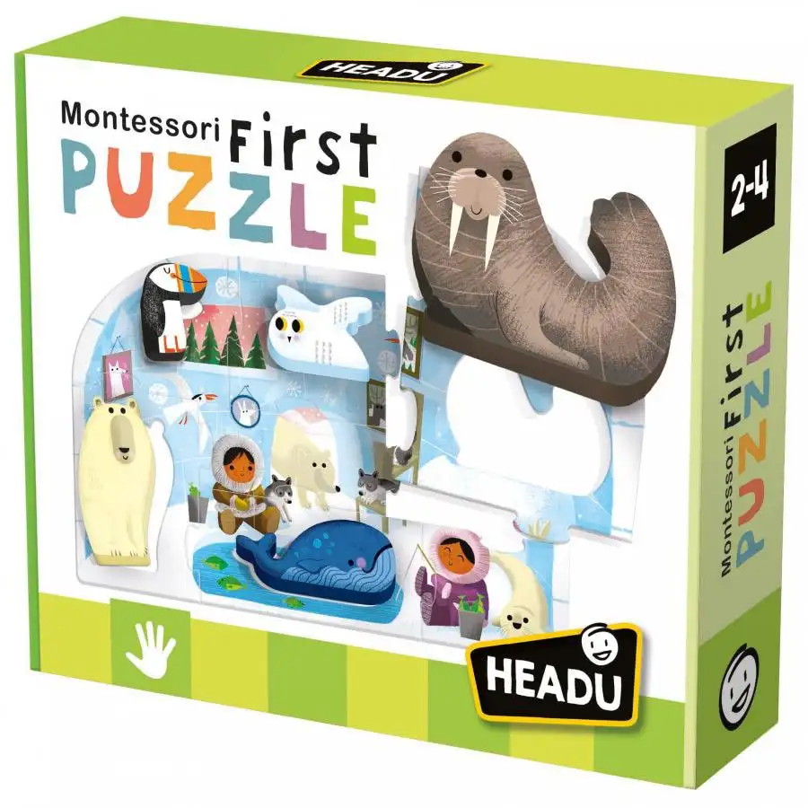 headu montessori - primul meu puzzle polul nord