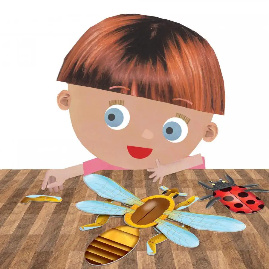 headu montessori - construieste o insecta