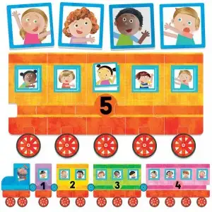 HEADU ECOPLAY - PUZZLE MICUL TREN 123