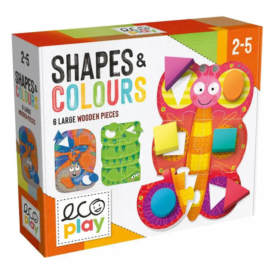 headu ecoplay - puzzle sa potrivim formele si culorile