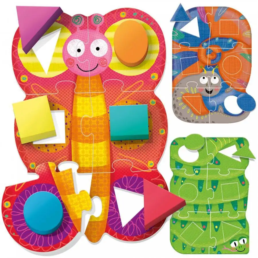 headu ecoplay - puzzle sa potrivim formele si culorile