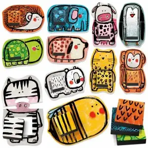 HEADU ECOPLAY - PUZZLE-URI SA POTRIVIM ANIMALELE