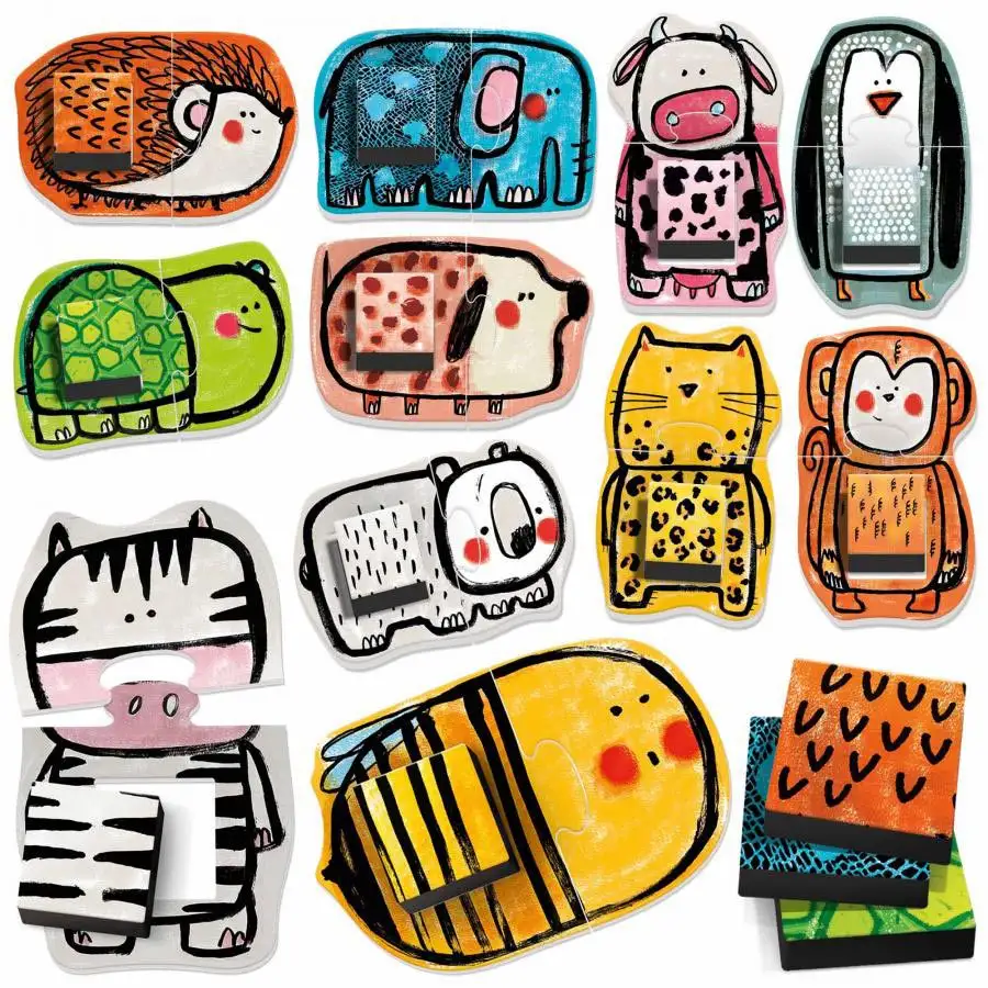 headu ecoplay - puzzle-uri sa potrivim animalele