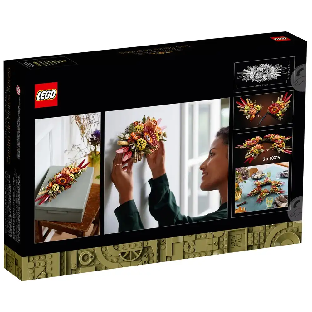 ornament din flori uscate