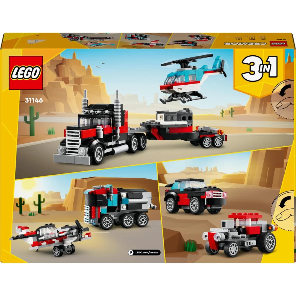 camioneta cu platforma si elicopter