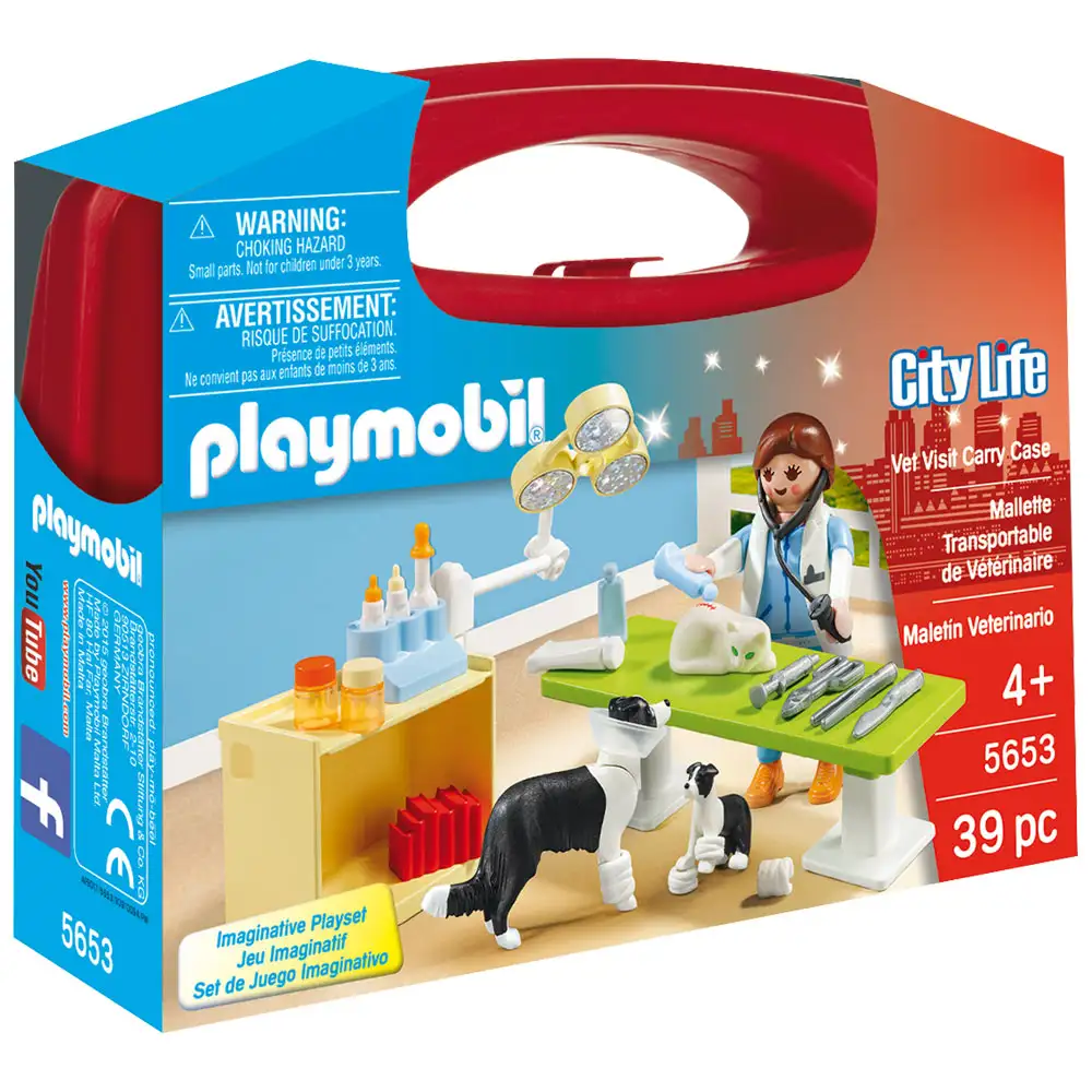 set portabil - in vizita la veterinar