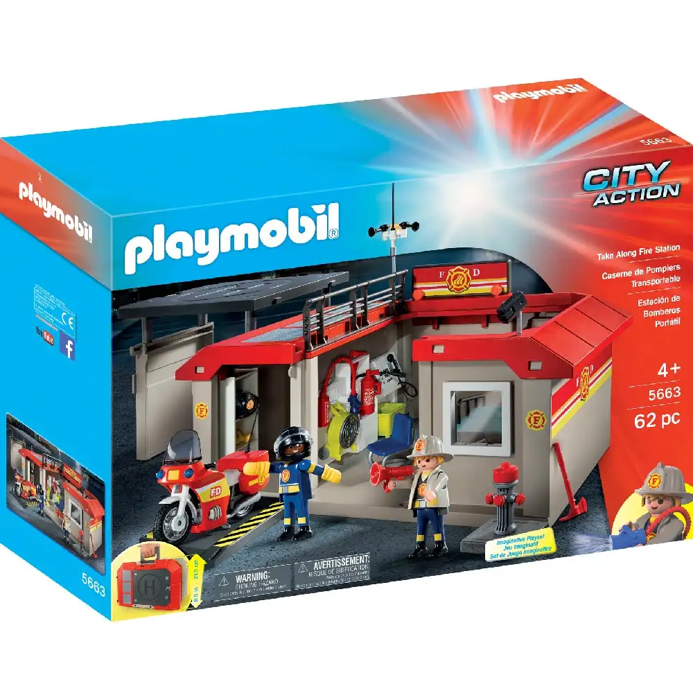 set mobil statie de pompieri