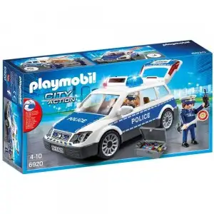 PLAYMOBIL - MASINA DE POLITIE CU LUMINA SI SUNETE