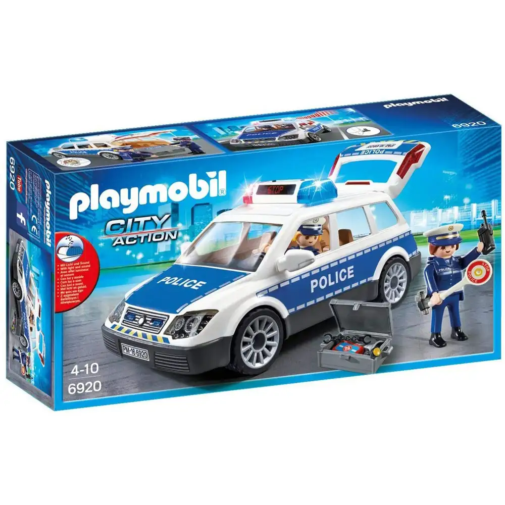 playmobil - masina de politie cu lumina si sunete