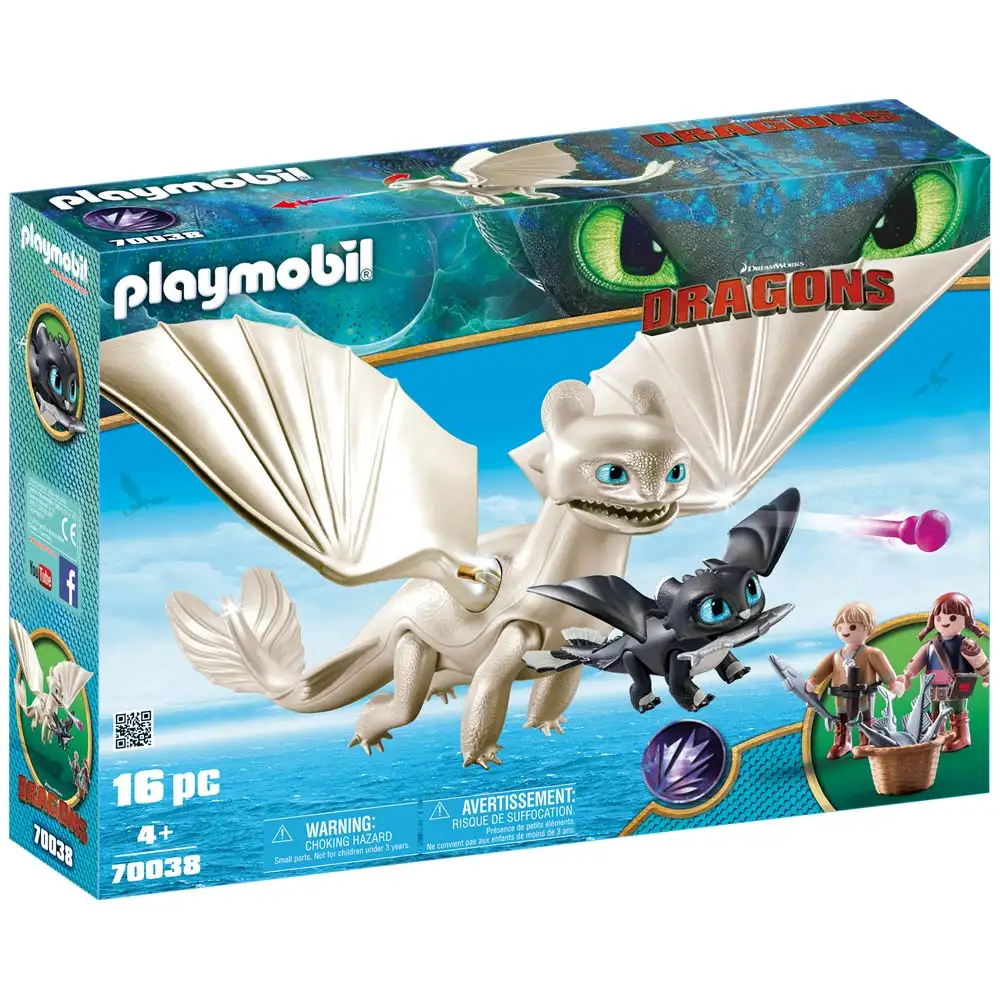 light fury, pui de dragon si copii