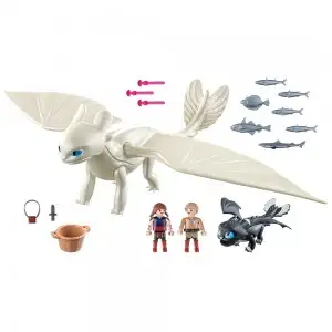 LIGHT FURY, PUI DE DRAGON SI COPII