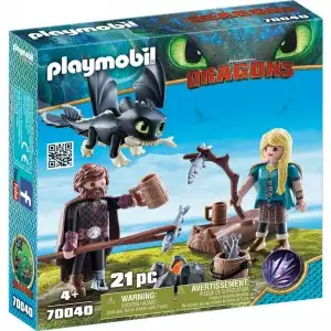 HICCUP, ASTRID SI PUI DE DRAGON