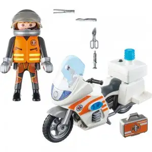 MOTOCICLETA DE URGENTA CU LUMINI