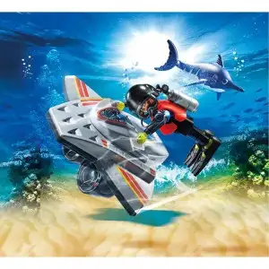 PLAYMOBIL - SCAFANDRU CU SCUTER SUBACVATIC
