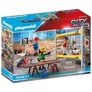 PLAYMOBIL - MUNCITORI CU SCHELA