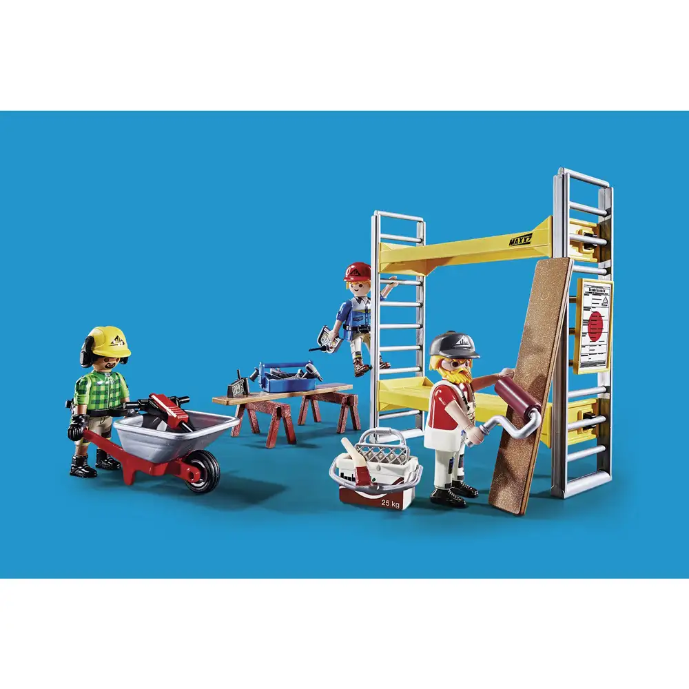 playmobil - muncitori cu schela