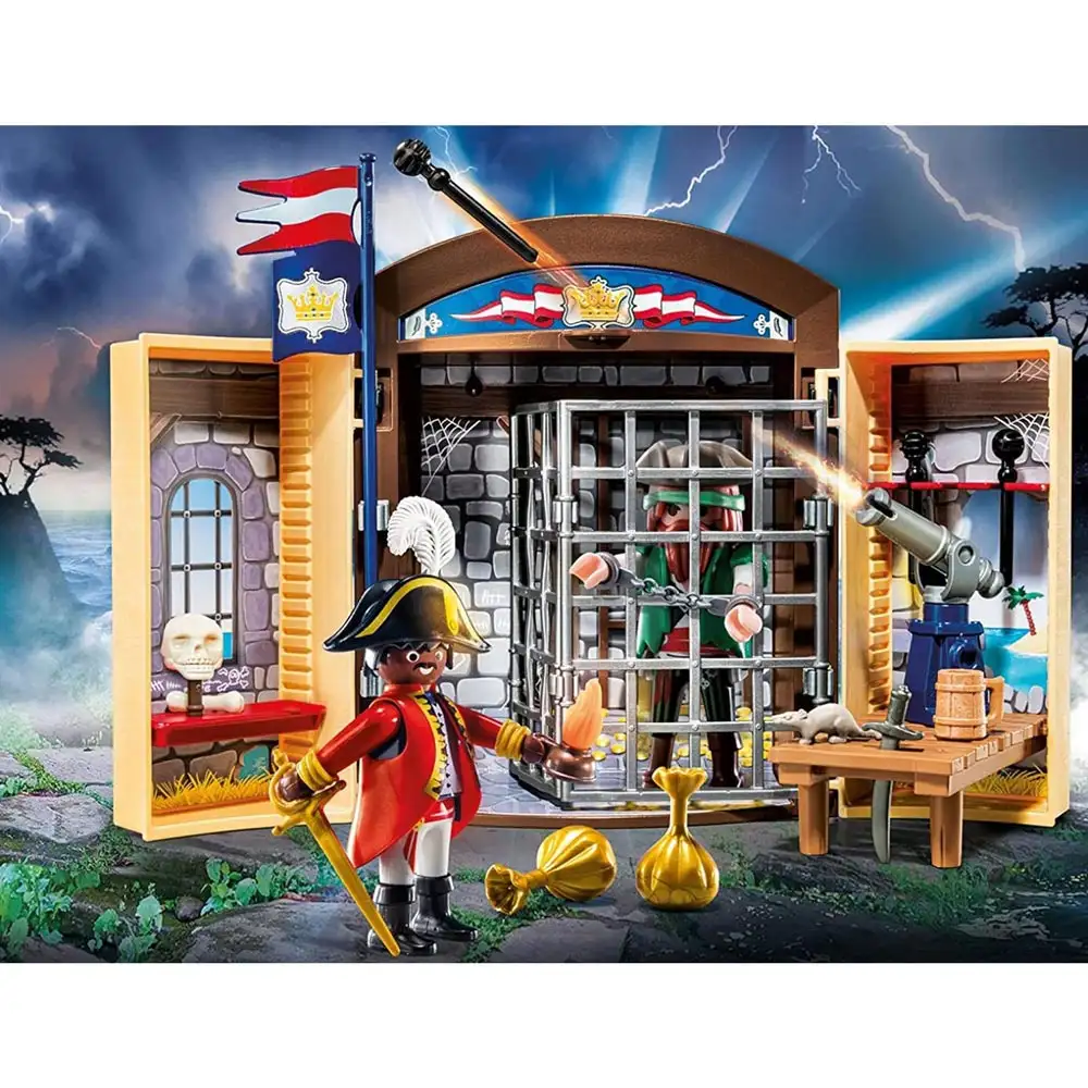 playmobil - cutie de joaca aventura piratilor