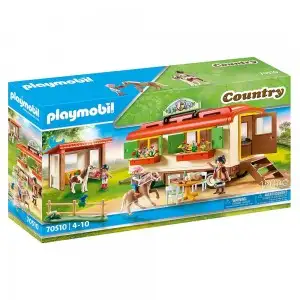 Playmobil - Casa Mobila Si Adapost De Ponei