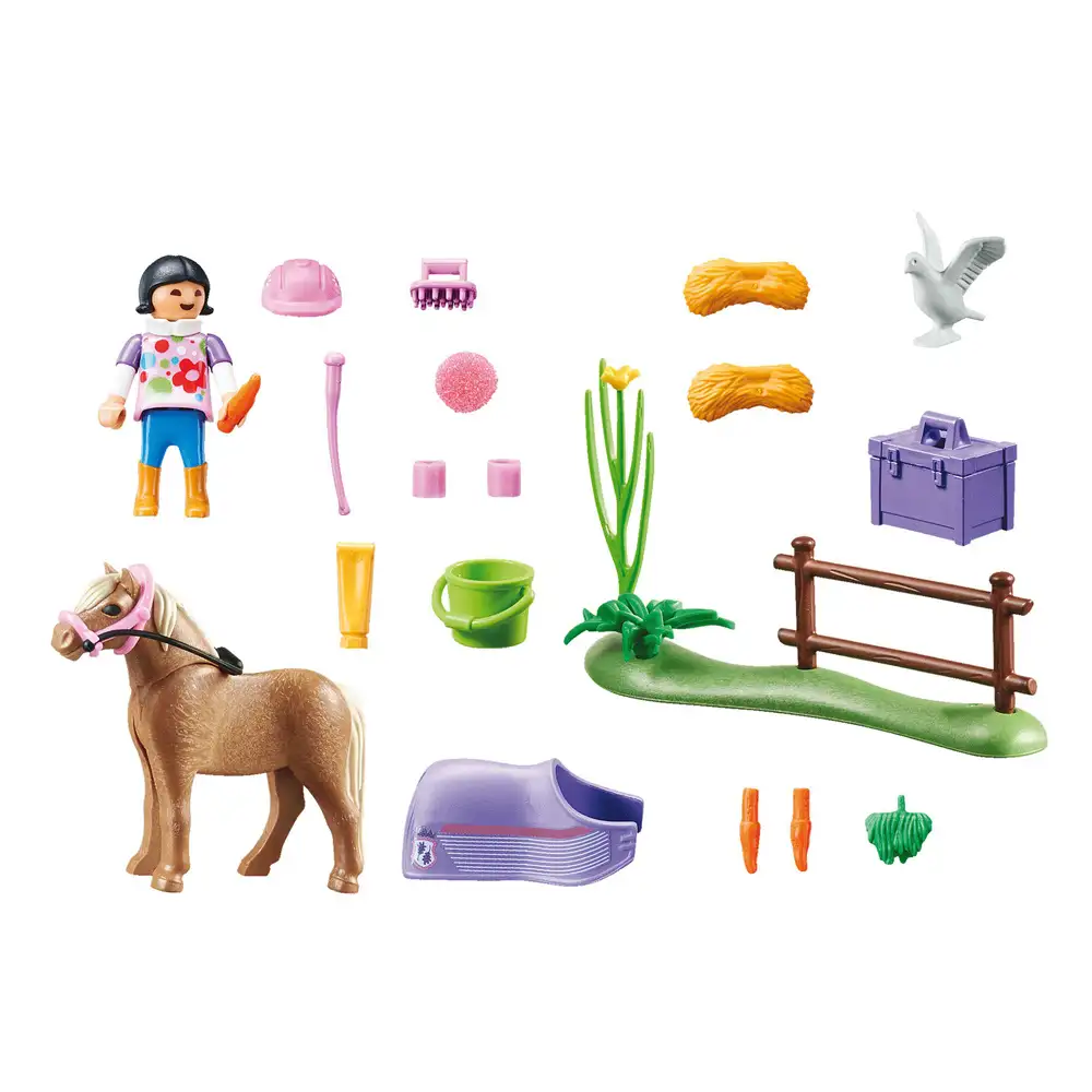 playmobil - figurina colectie ponei islandez