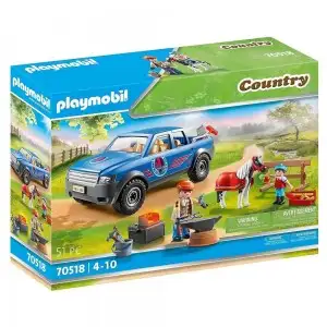 PLAYMOBIL - MASINA PENTRU POTCOVIRE CAI