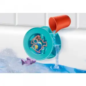 PLAYMOBIL - 1.2.3 ROATA DE APA CU PUI DE RECHIN