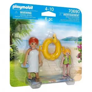 PLAYMOBIL - SET 2 FIGURINE MAMA SI COPILUL LA INOT