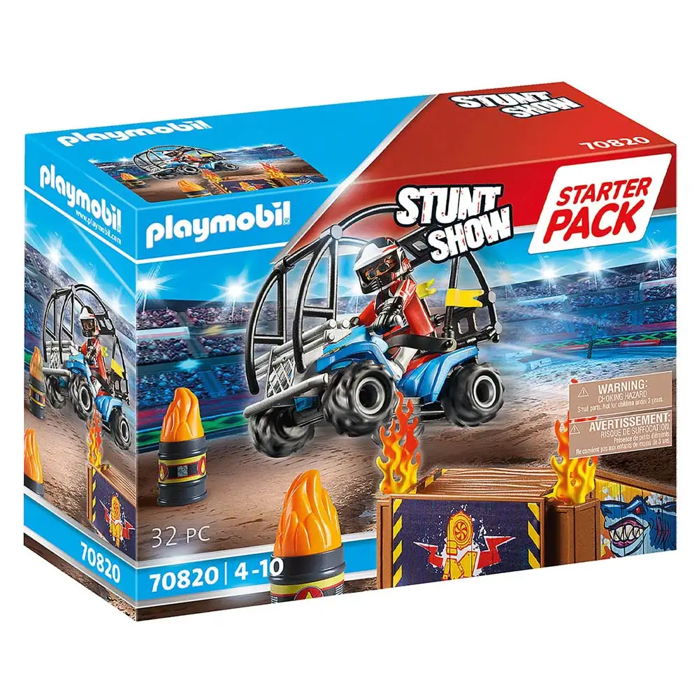 playmobil - stunt show - vehicul si rampa de foc