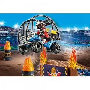 PLAYMOBIL - STUNT SHOW - VEHICUL SI RAMPA DE FOC