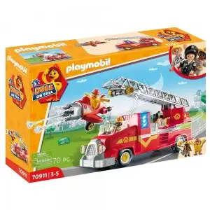 PM70911-Playmobil - D.O.C - Camion De Pompieri