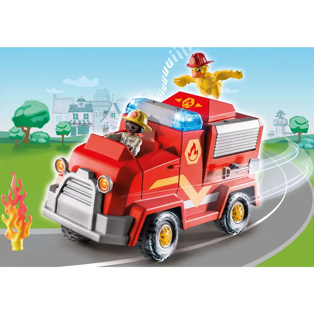 playmobil - d.o.c - masina de pompieri