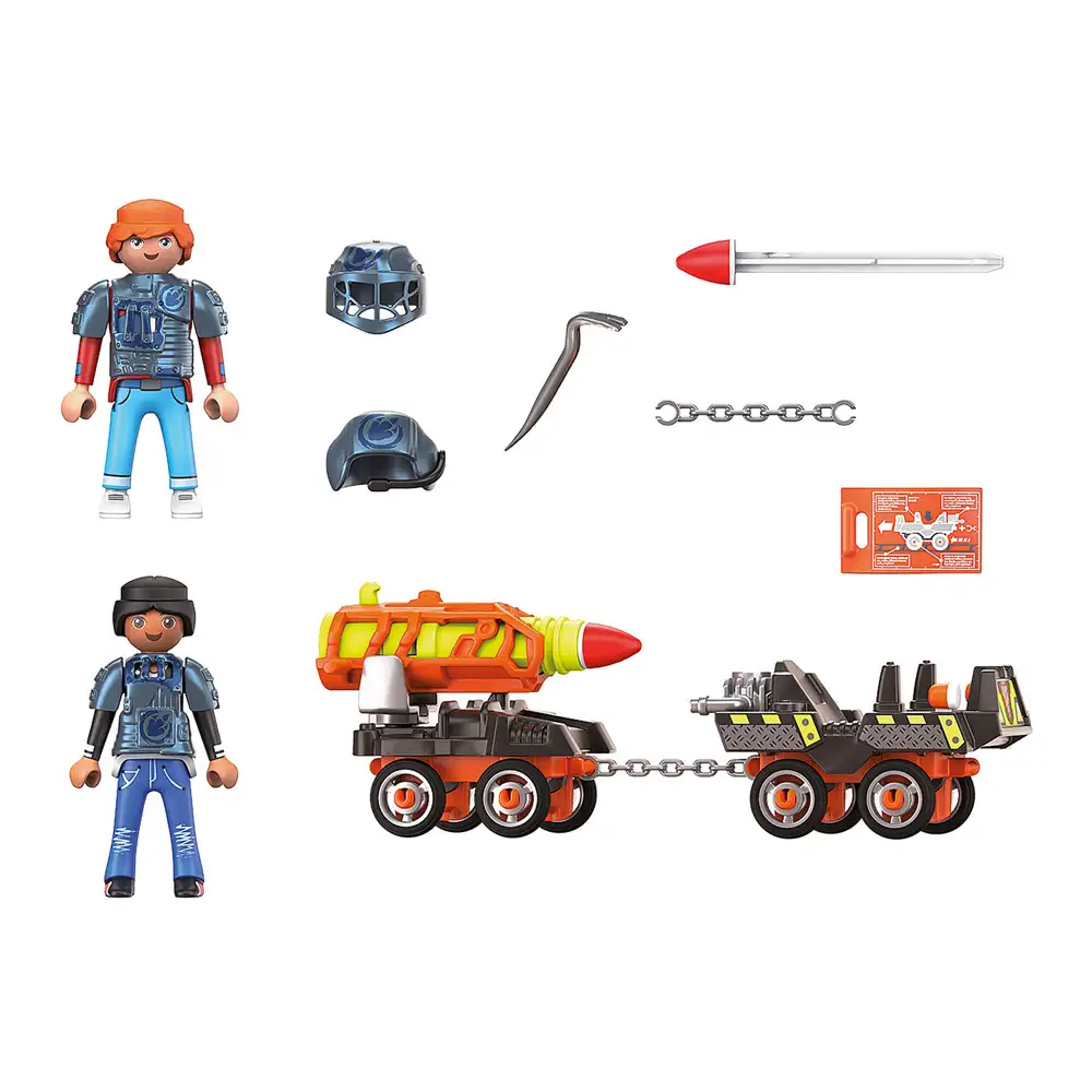 playmobil - racheta din mina