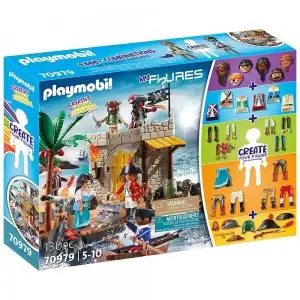 PLAYMOBIL - CREEAZA PROPRIA FIGURINA - INSULA PIRATILOR