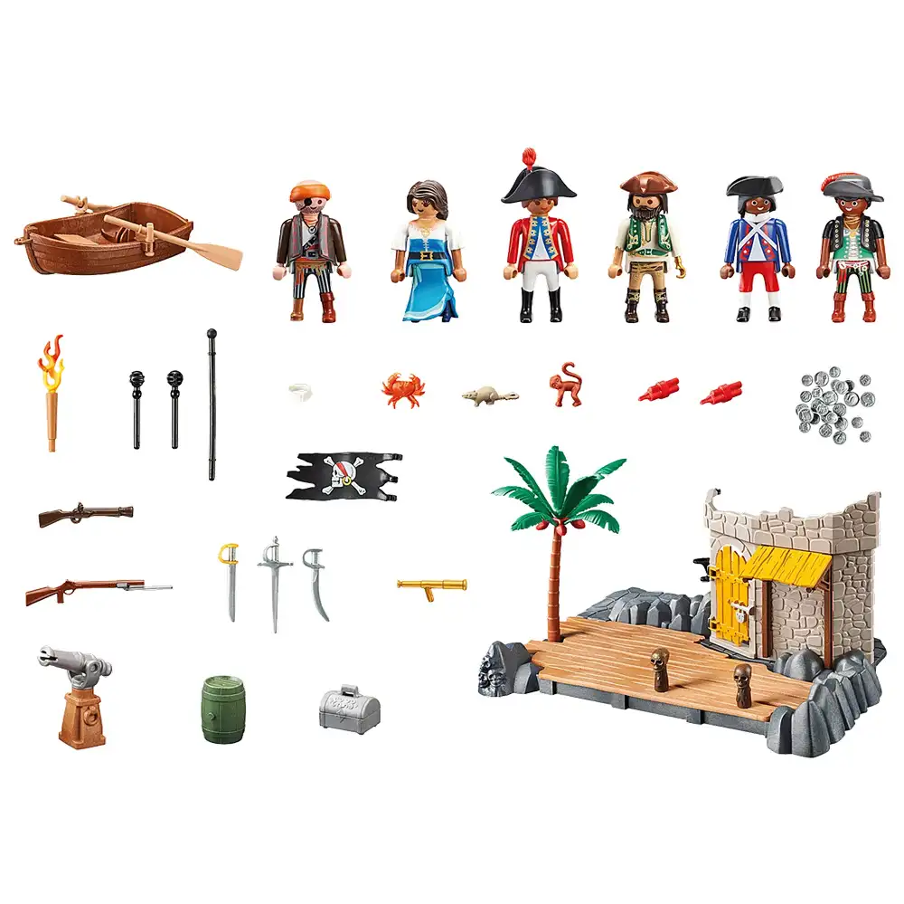 playmobil - creeaza propria figurina - insula piratilor