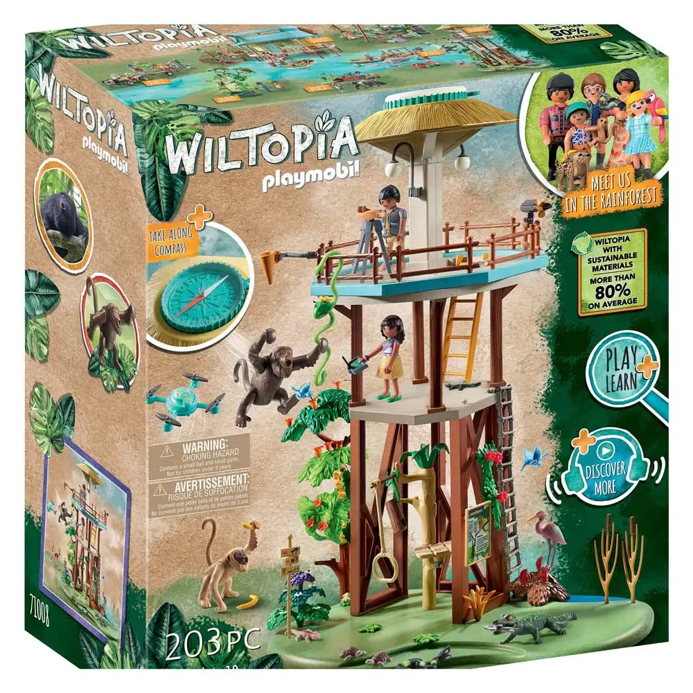 playmobil - turn de cercetare cu busola