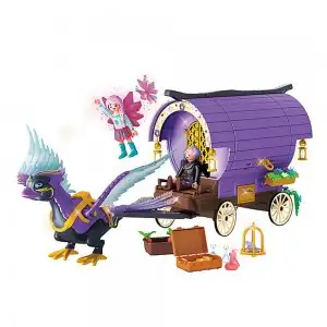 CARRIAGE WITH PHOENIX AND CRYSTAL FAIRY