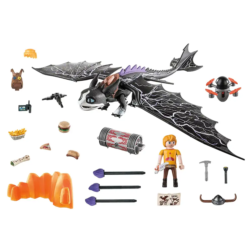 playmobil - dragons: thunder si tom