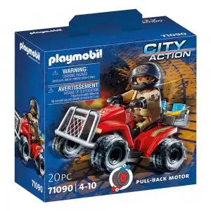 PLAYMOBIL - VEHICUL PULLBACK POMPIERI