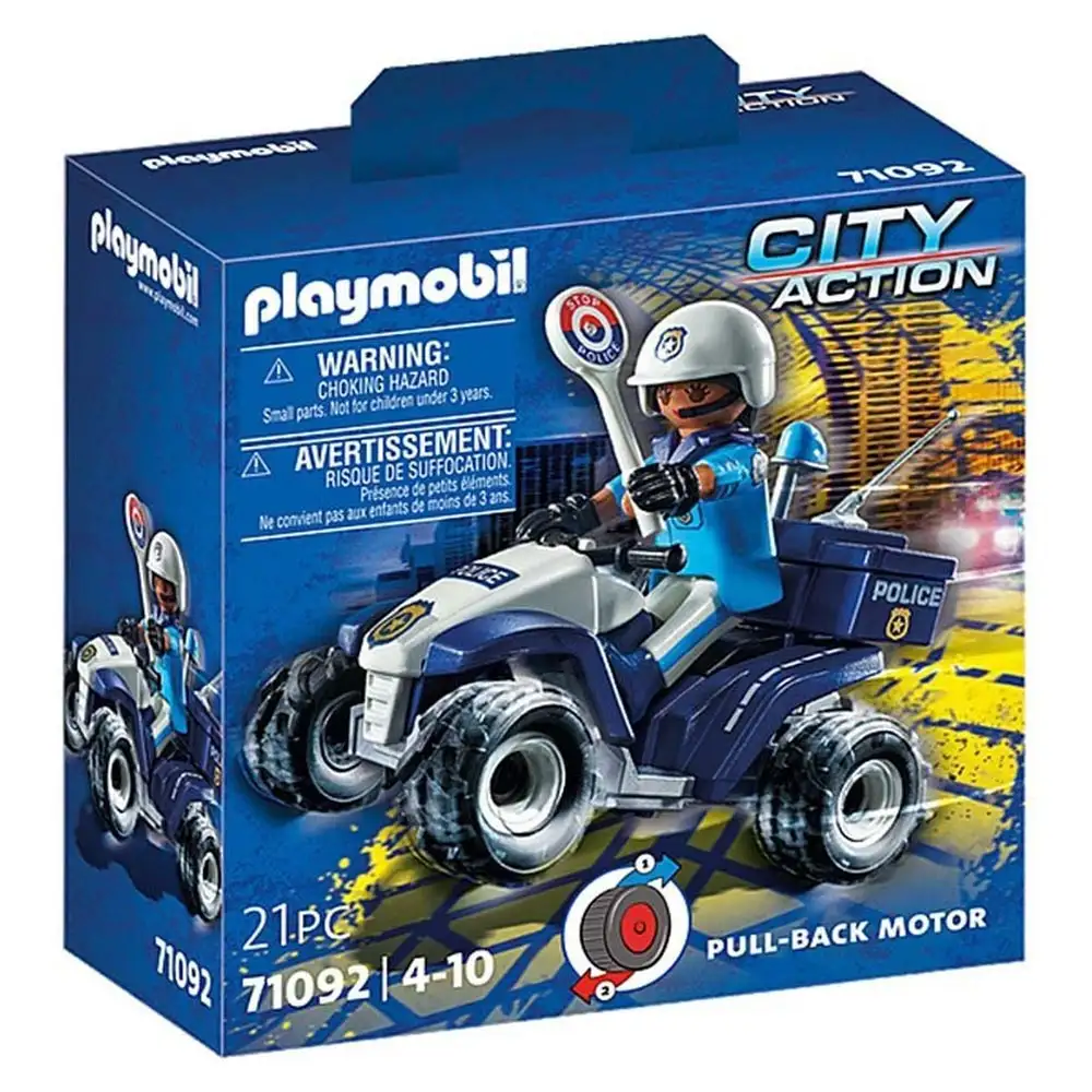 playmobil - vehicul pullback de politie
