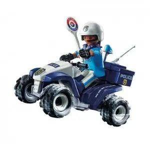 PLAYMOBIL - VEHICUL PULLBACK DE POLITIE