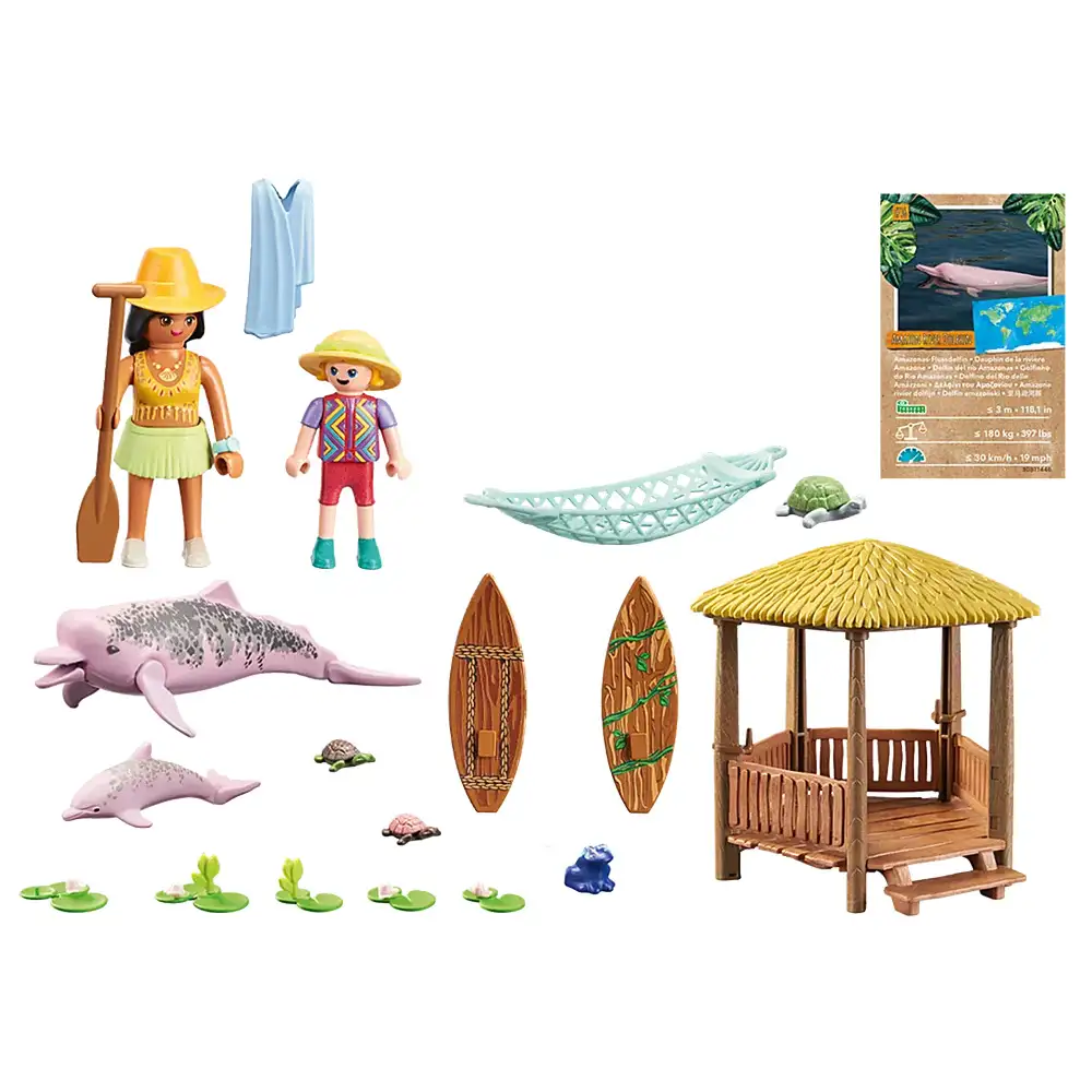 playmobil - tur de vaslit cu delfini