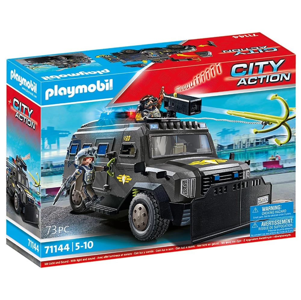 playmobil - vehiculul de teren al echipei swat