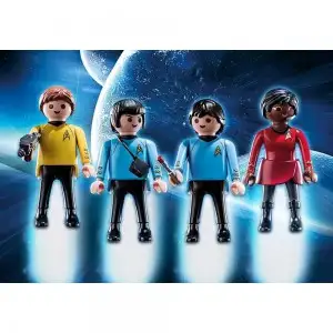 PLAYMOBIL - SET 4 FIGURINE DE COLECTIE STAR TREK