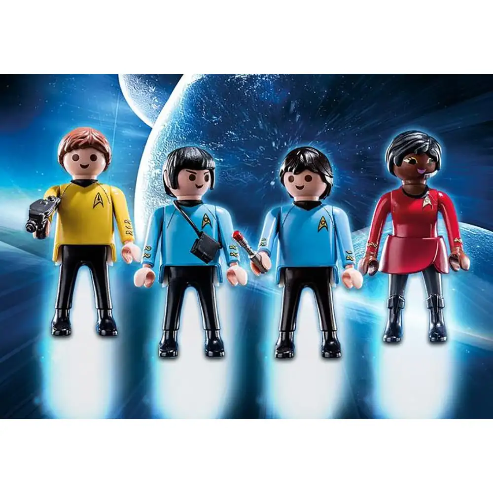 playmobil - set 4 figurine de colectie star trek
